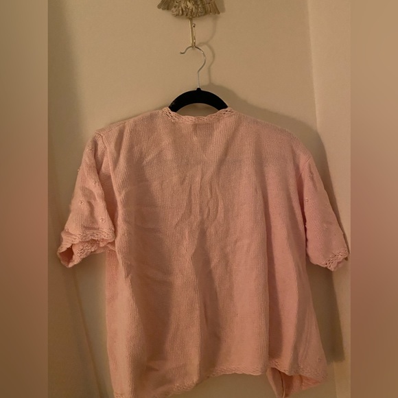 Pastel Pink Throw-Over - Picture 3 of 4